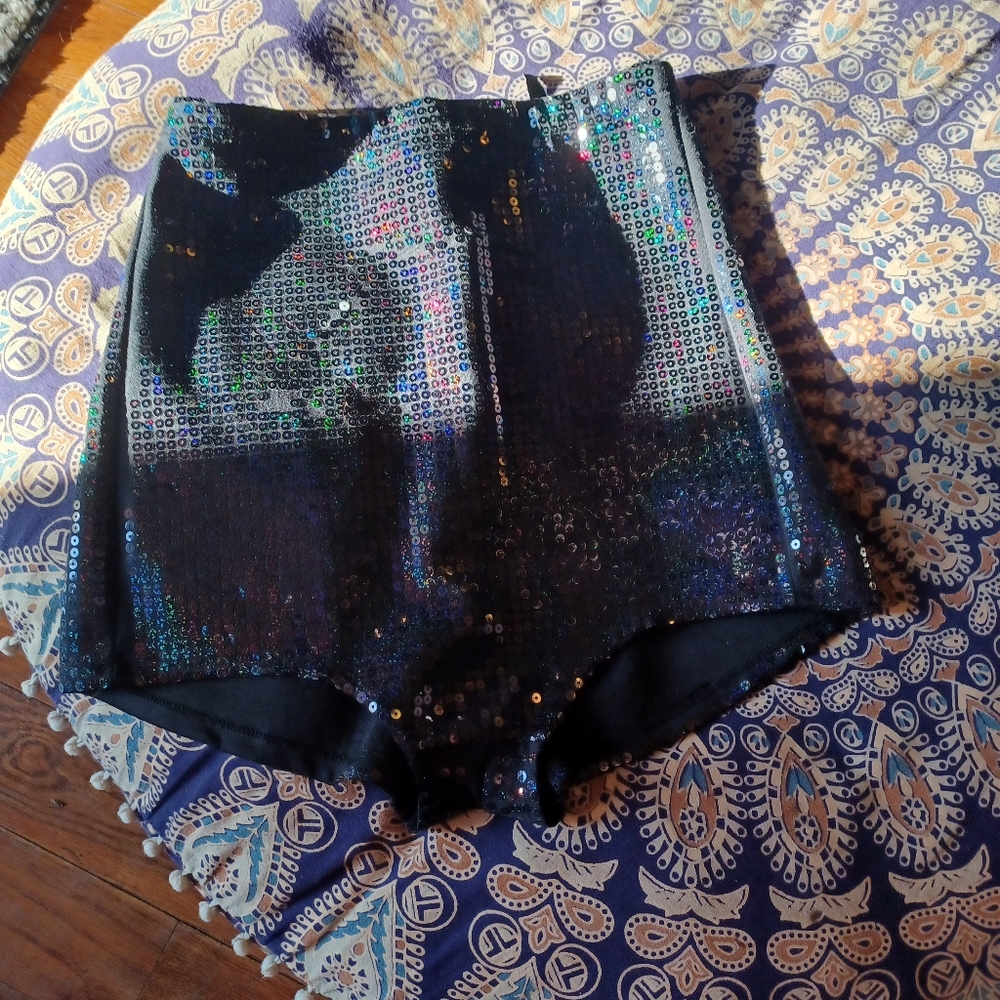 Sparkly Rave Shorts